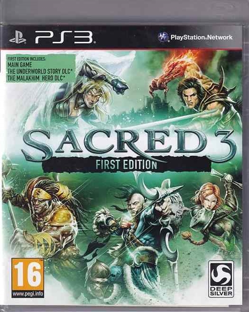 Sacred 3 First Edition - PS3  (B Grade) (Genbrug)